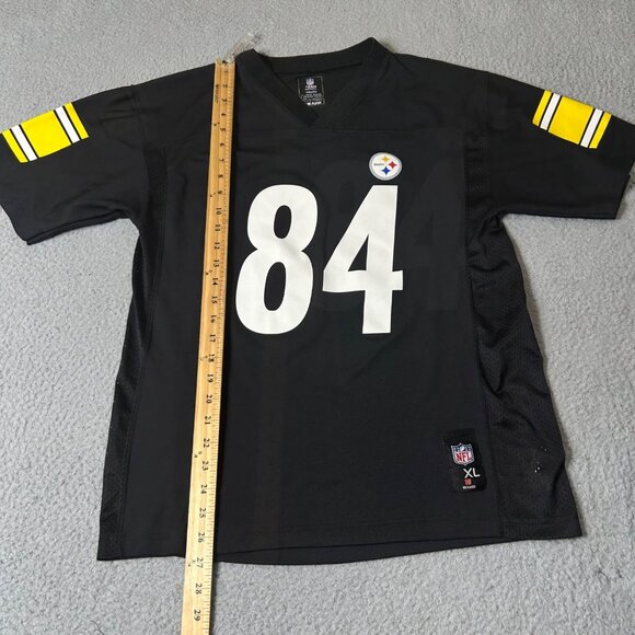 NFL Pittsburgh Steelers Youth Antonio Brown #84 Black Jersey XL Team Apparel‎ - Picture 6 of 7
